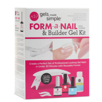 Builder Gel Gels Made Simple Form-a-Nail Kit